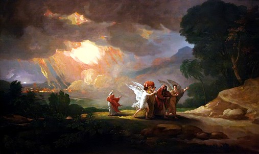 fuite de Loth par Benjamin West - 1810 benjamin west